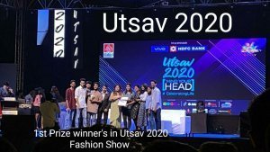 1st Prize Winner's in Utsav 2020 Fashion Show
